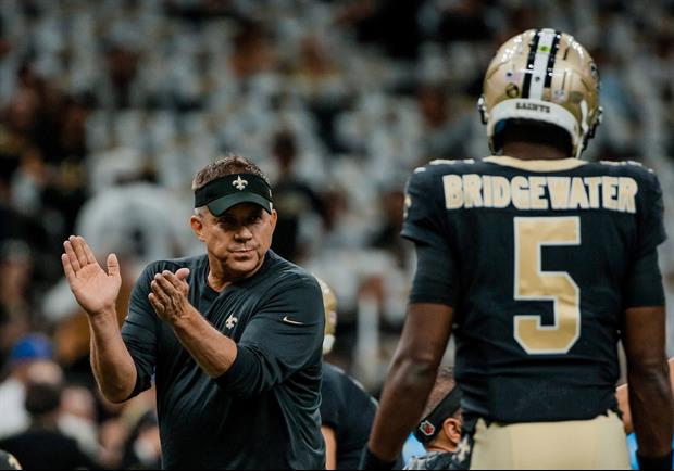 Here's What Sean Payton Tweeted At Teddy Bridgewater After He Signed With Panthers
