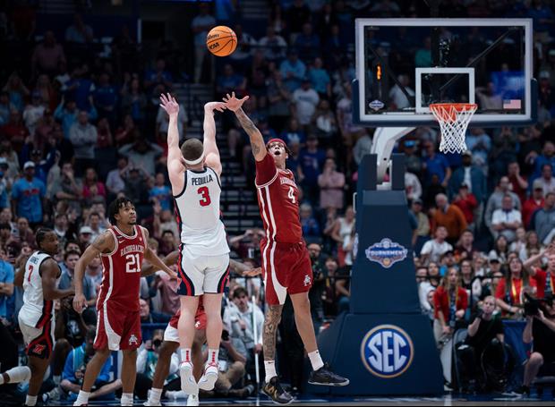 Ole Miss Sinks 3-Pointer With 1.3 Seconds Left To Beat Arkansas In The SEC Tourney, 83-80