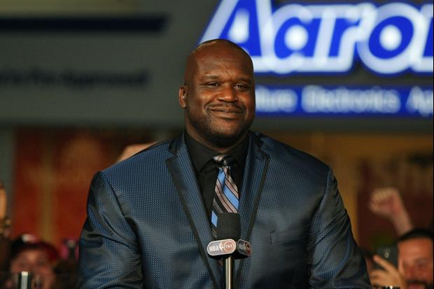 What In The World Was Shaquille O'Neal Doing While His TNT Crew Was Talking Last Night?