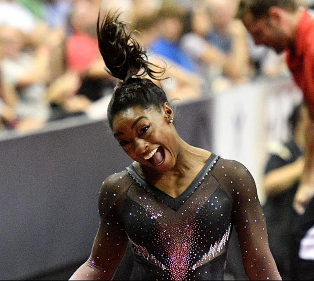Gymnast Simone Biles Debuts Crazy New Triple Double Move At World Championships
