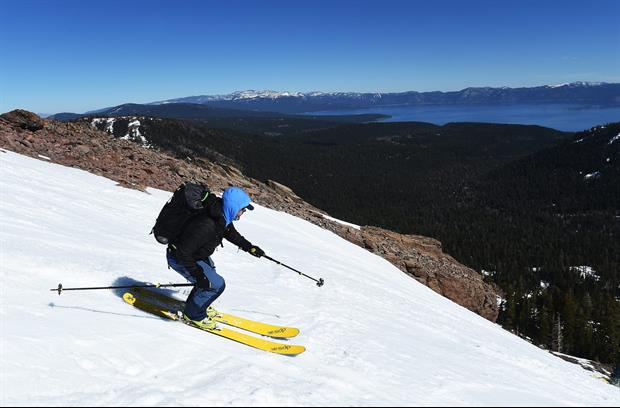 Funny Live Cam Footage Of Jackson Hole Ski Resort's World Famous 'Corbets Couloir'