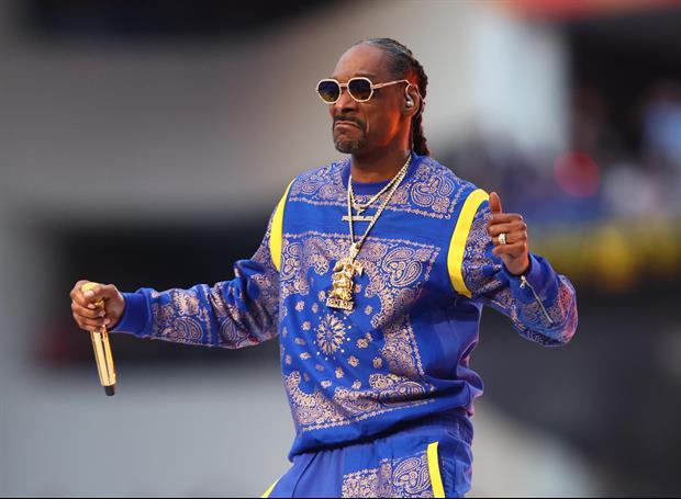 Snoop Dogg Caught Smoking Before Super Bowl Halftime Show