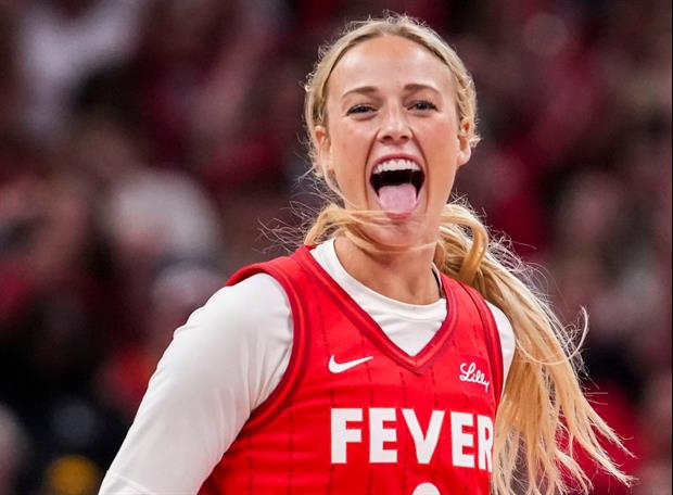 WNBA Star Sophie Cunningham Drilling Fan With Tee Shot At Pro-Am