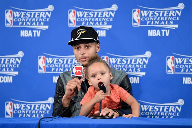 Stephen Curry & Daughter's Pre-Game Ritual Will Melt Your Heart