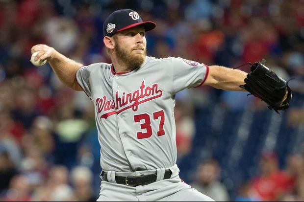 Nationals' Stephen Strasburg Hits Batter, Catcher & Umpire With The Same Pitch