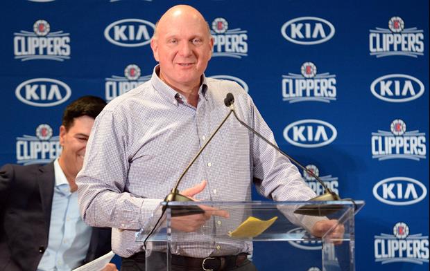 Clippers Owner Steve Ballmer Got Overly Excited At Kawhi Leonard/Paul George Intro Presser