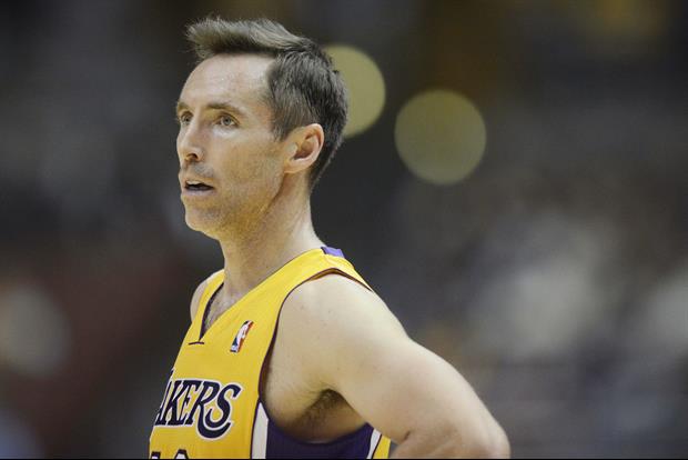 Lakers PG Steve Nash injured himself on Wednesday.