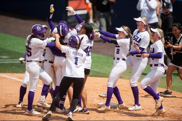 LSU's Taylor Pleasants Hits Walkoff Single In 14th Inning Of SEC Softball Tournament