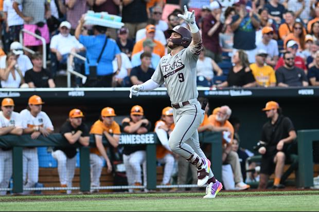 Texas A&M Takes Down Tennessee In Game 1 Of The CWS Finals, 9-5