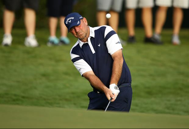 Watch Golfer Thomas Bjorn Break A Window In His House Making A Golf Tip Video