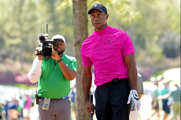 Hot Mics At The Masters Caught Tiger Woods Yelling 'F*** off!' At His Ball On Thursday