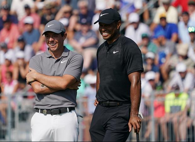 Tiger Tended The Pin For Rory, Dared Him To Hit A Shot Close To Him, And...
