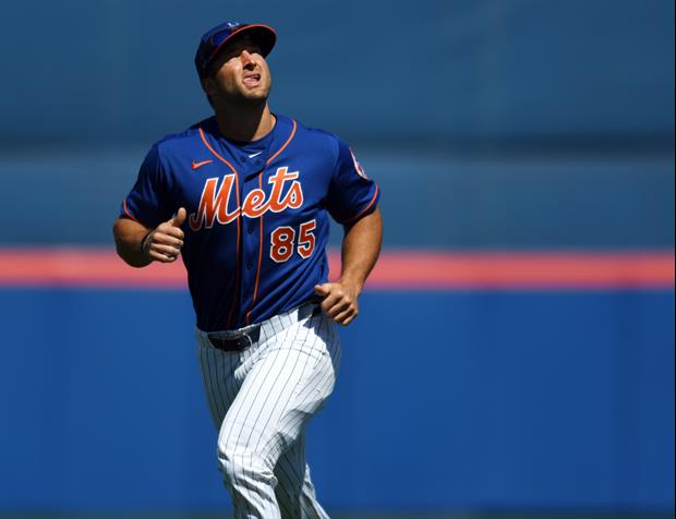 Tim Tebow Had A Little Blooper Moment During Mets Spring Training Game