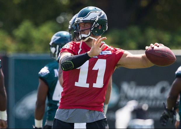 Tim Tebow Signed A Fan's Bible After Practice