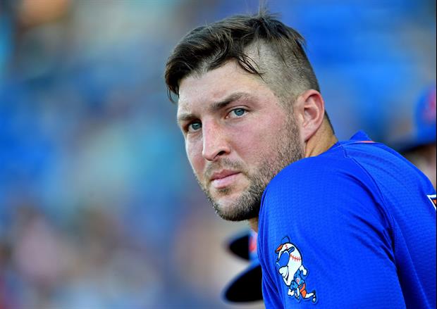 Tim Tebow Stepped Up At Hit A Homer On His 1st Pitch In Double-A with the New York Mets’ Double-A af