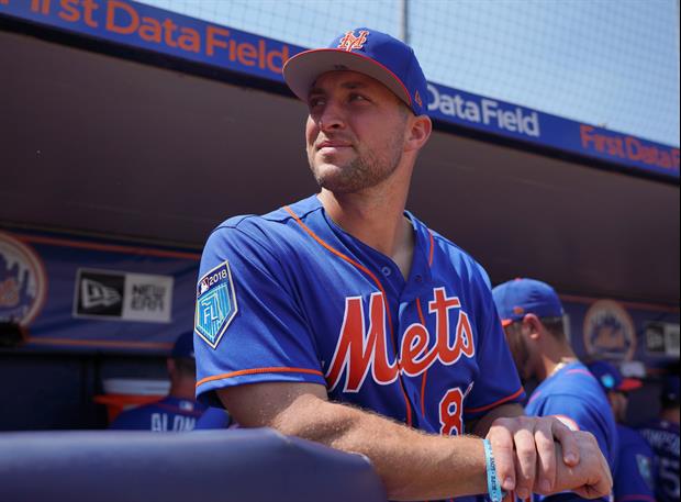 Tim Tebow Hits His First AAA Home Run Then Gets Silent Treatment From The Dugout