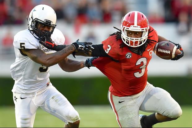 RB Todd Gurley Tweets Simple Goodbye To Georgia