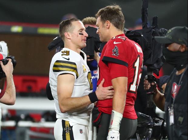 Tom Brady’s Shares Funny Tweet About Sunday's Game Against Drew Brees