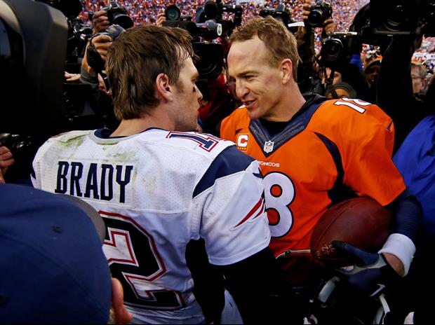 New England Patriots QB Tom Brady was hanging out with his old foe Peyton Manning this week. And the