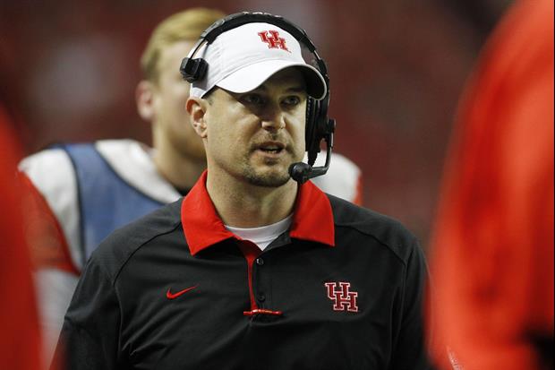 Tom Herman’s Cute Wife Celebrates Texas Job With Throwback Pic Of Them