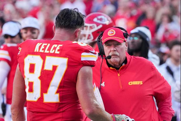 Things Get Between Travis Kelce and Chiefs Coach Andy Reid During Giants Game