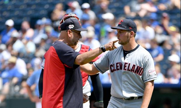 Indians' Trevor Bauer Gave Up 7 Runs, Then Chucked The Ball Over The Centerfield Wall