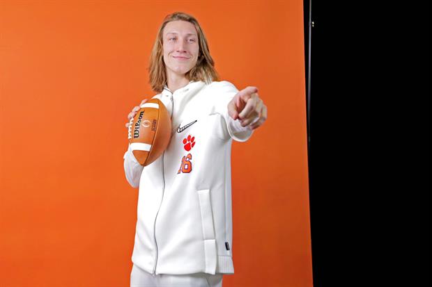 Clemson QB Trevor Lawrence Holds Low-Key Bachelor Party In Vegas, Spotted at the tables.