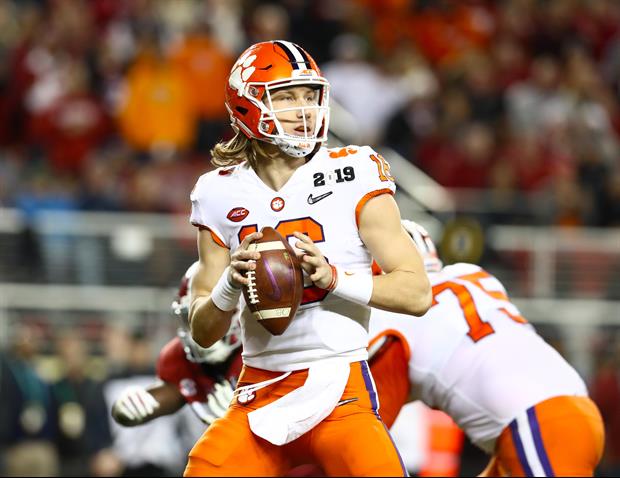 Clemson QB Trevor Lawrence Throws Dude Down During Basketball Intramural Game