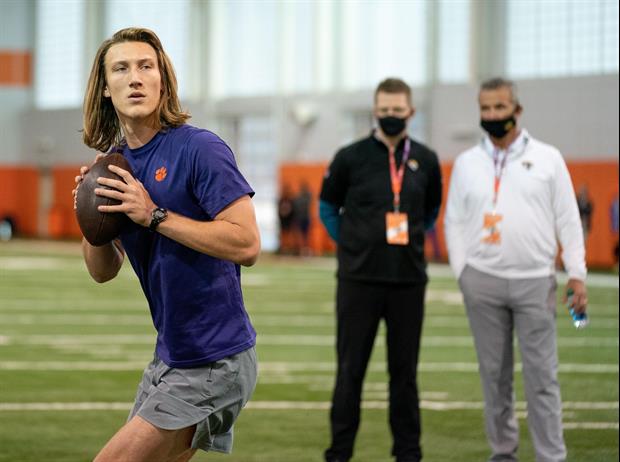 Trevor Lawrence Has Massive Hands & A Rocket Arm To Boot