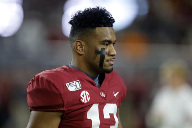 Check Out Alabama QB Tua Tagovailoa On His Recovery Scooter During Bowl Practice