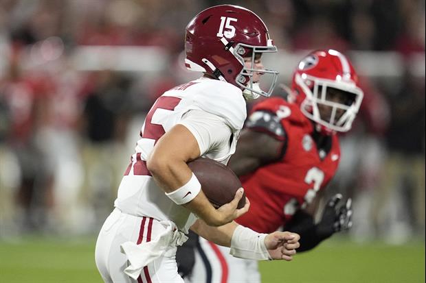 Simpson Accounts For 3 TDs As No. 17 Alabama Never Trails And Beats No. 5 Georgia 24-21