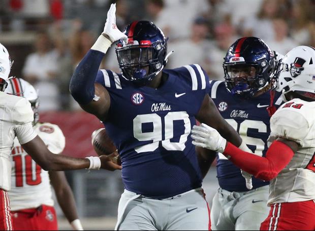 Ole Miss Football Player Tywone Malone Smashed A 404-Foot Home Run On Sunday