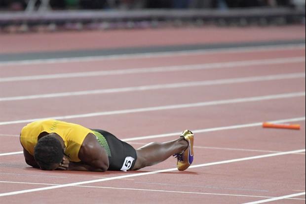 Watch Usain Bolt Pull Hamstring In His Final Race