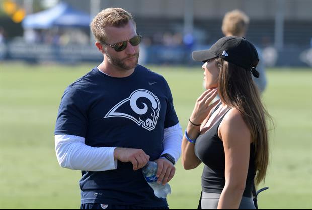 Los Angele Rams head coach Sean McVay got engaged to his girlfriend Veronika Khomyn over the weekend