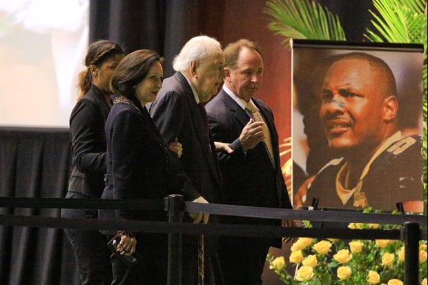 Pictures From Saints Will Smith Emotional Public Viewing