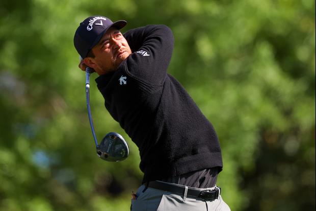 Xander Schauffele Somehow Drove His Ball Directly Into Someone's Masters Merch Bag