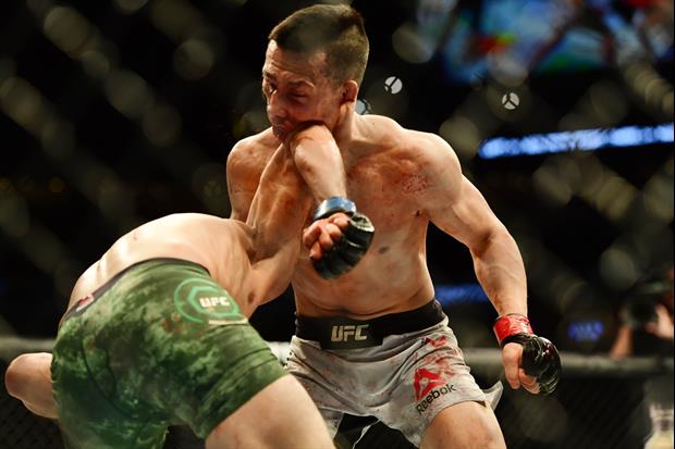here's Yair Rodriguez's no-look knockout on Chan Sung Jung that has already become legendary...