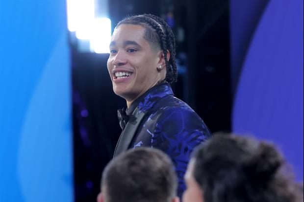 Watch Yanic Konan Niederhauser Sprint From The Upper Level To Stage After Getting Drafted