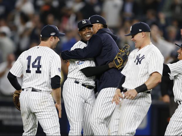 Jerk Yankees Fan Throws Whole Beer At Oakland A's Fan with Green Hair In Victory