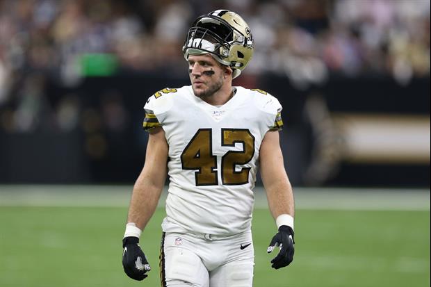 Former Saints FB Zach Line Posts Funny Retirement Pic During Yesterday's Game