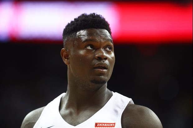 New Huge Zion Williamson Banner Goes Up In New Orleans