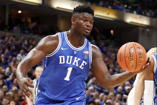 Duke's Zion Williamson Dented A Basketball With His Fingers Last Night